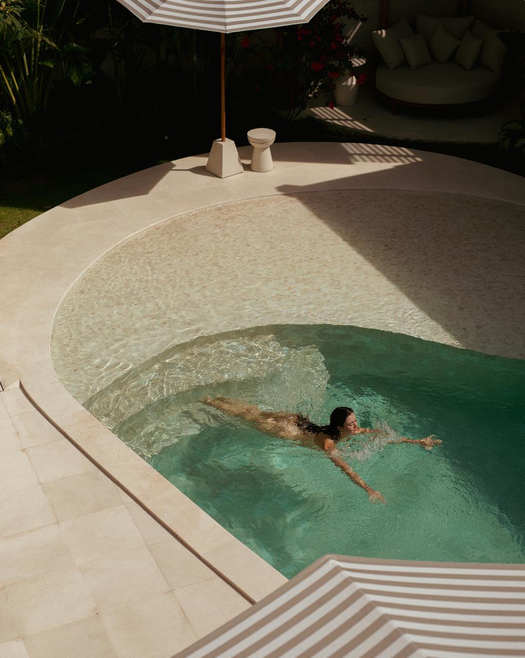 The swimming pool